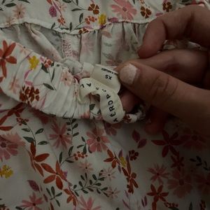 Aeropostale XS tie-back floral romper